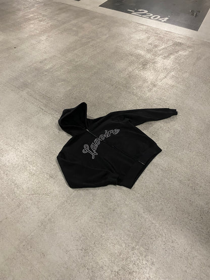 Zip-up Hoodie Black